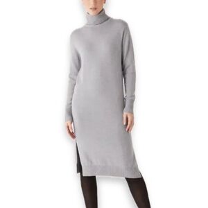 Frank & Oak Merino Wool Gray Sweater Dress